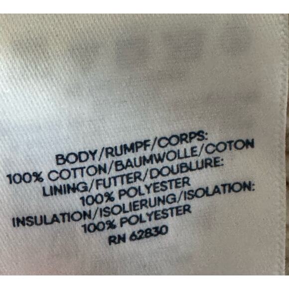 Lands End Mens Jacket Medium Traditional Fit Button Down Sherpa Lined Plaid Fall - Picture 9 of 10